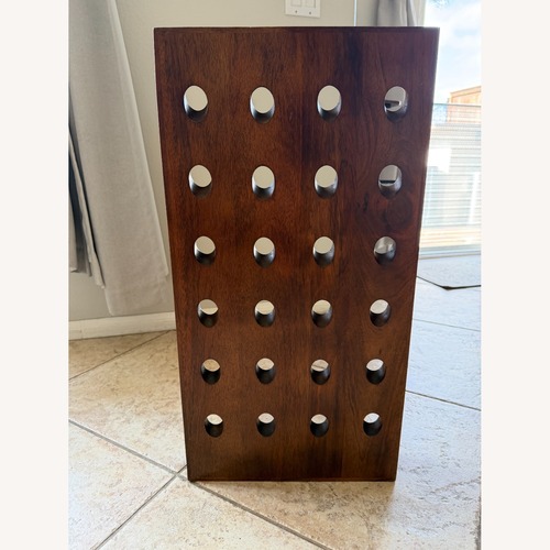 Used World Market Dark Brown Wood Wall Decor for sale on AptDeco