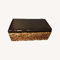 Dark Brown Bamboo Chest