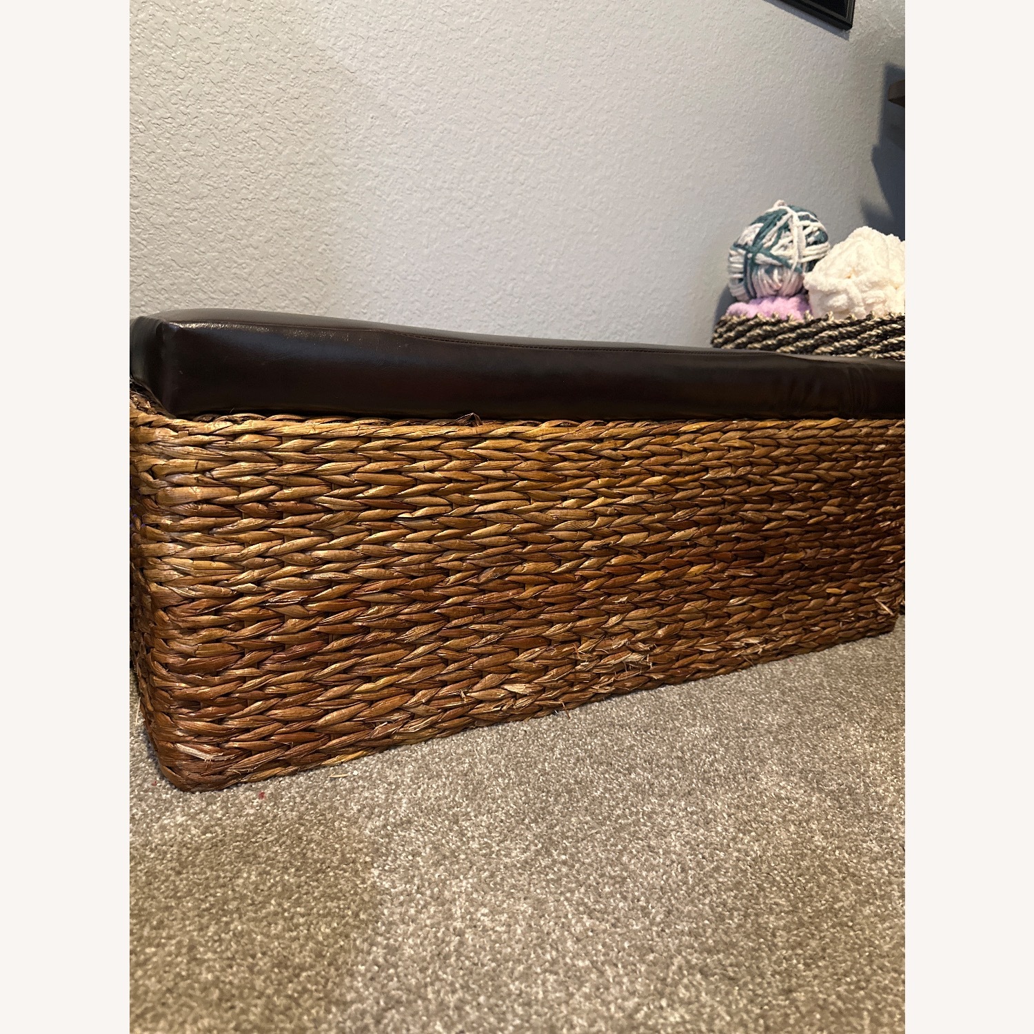 Dark Brown Bamboo Chest - image-2