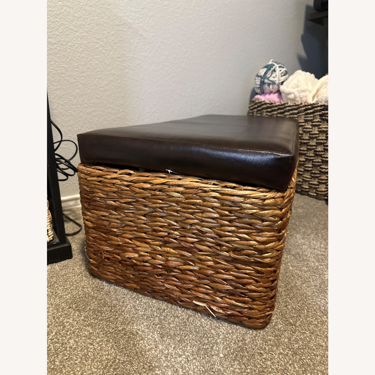 Dark Brown Bamboo Chest - image-3