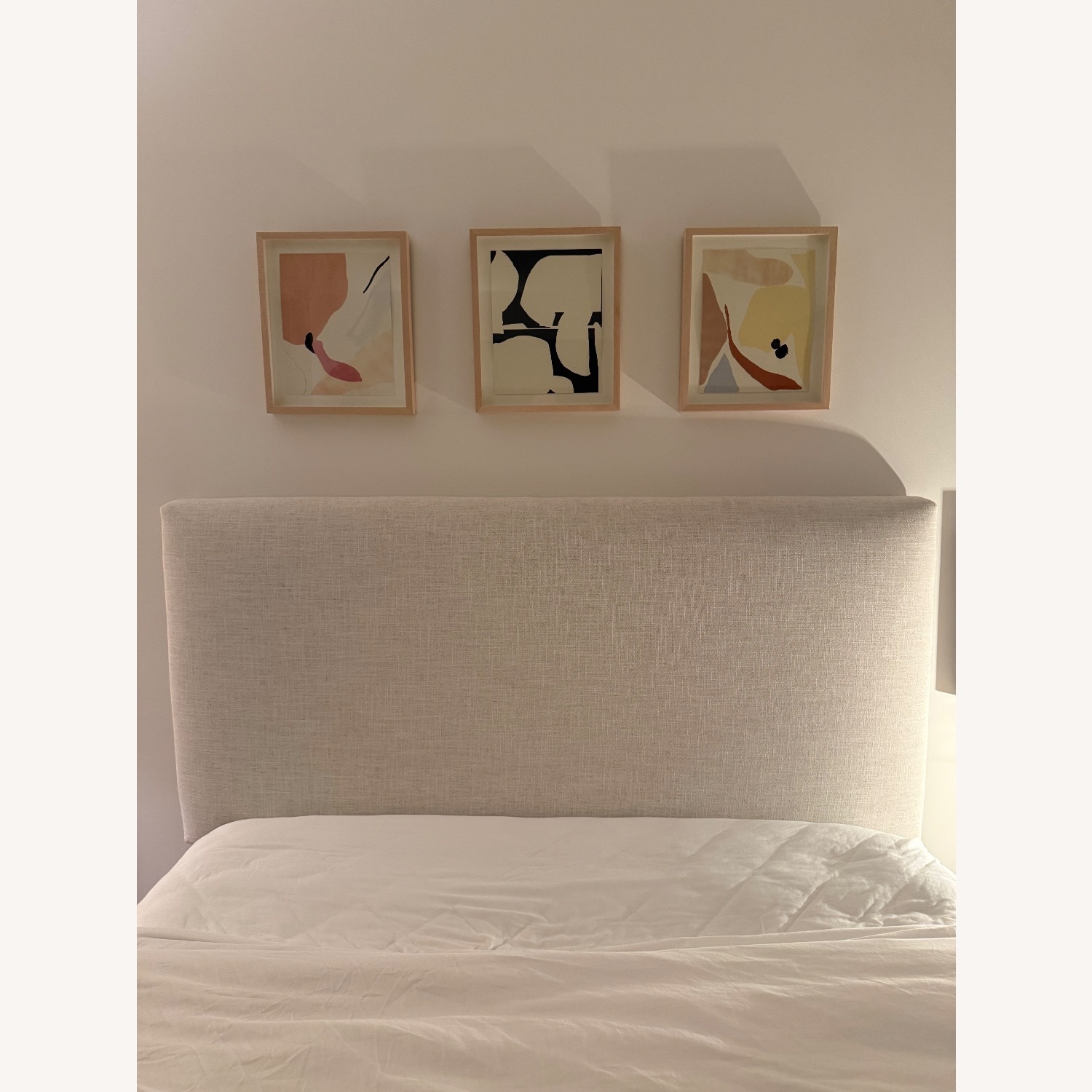 One King's Lane Natural Linen Headboard - image-1