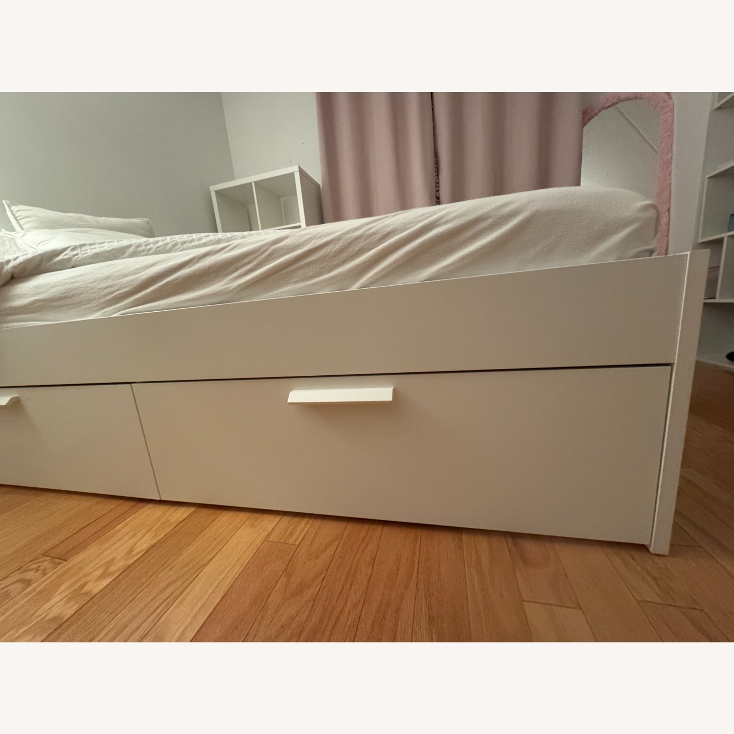 IKEA BRIMNES West Chelsea White Bed - image-1