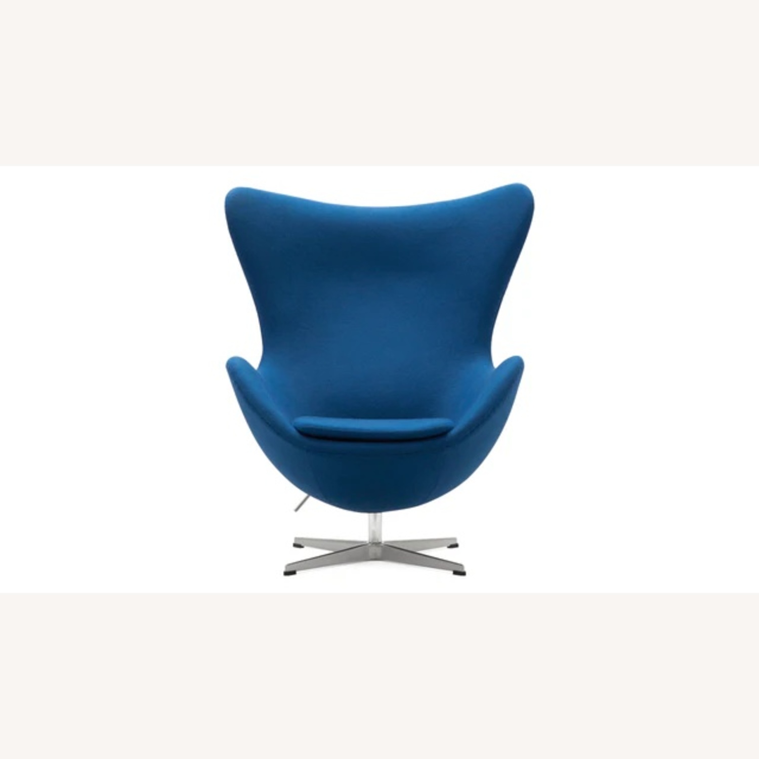 Interior Icons Arne Chair Blue Wool Armchair - image-5