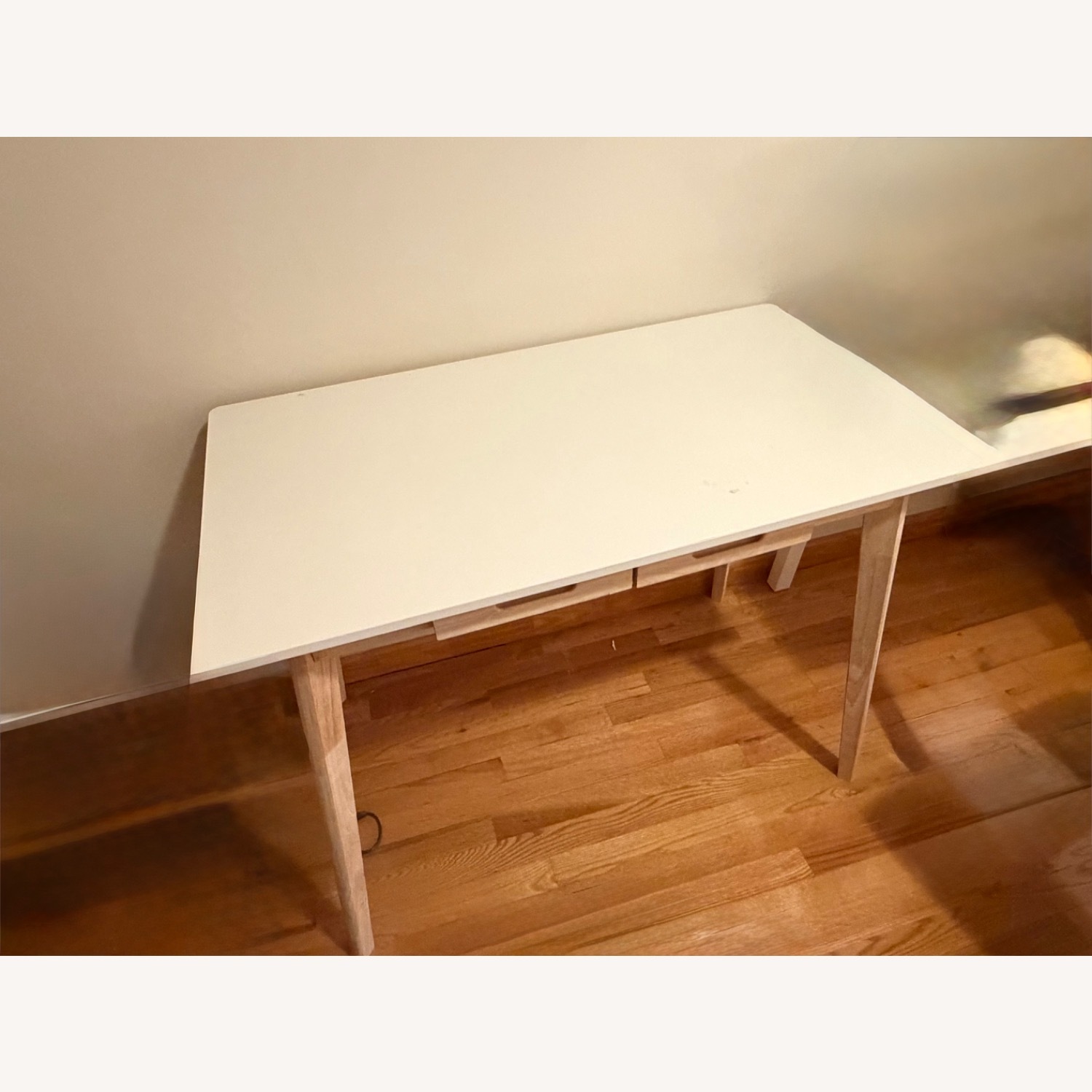 Wayfair White Latwon Wooden Desk - image-1