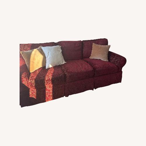 Used Star International Furniture Red 3+ Seater Sofa for sale on AptDeco