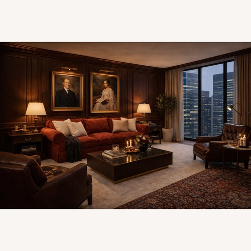 Used Star International Furniture Red 3+ Seater Sofa for sale on AptDeco