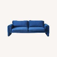 Blue Velvet Loveseat