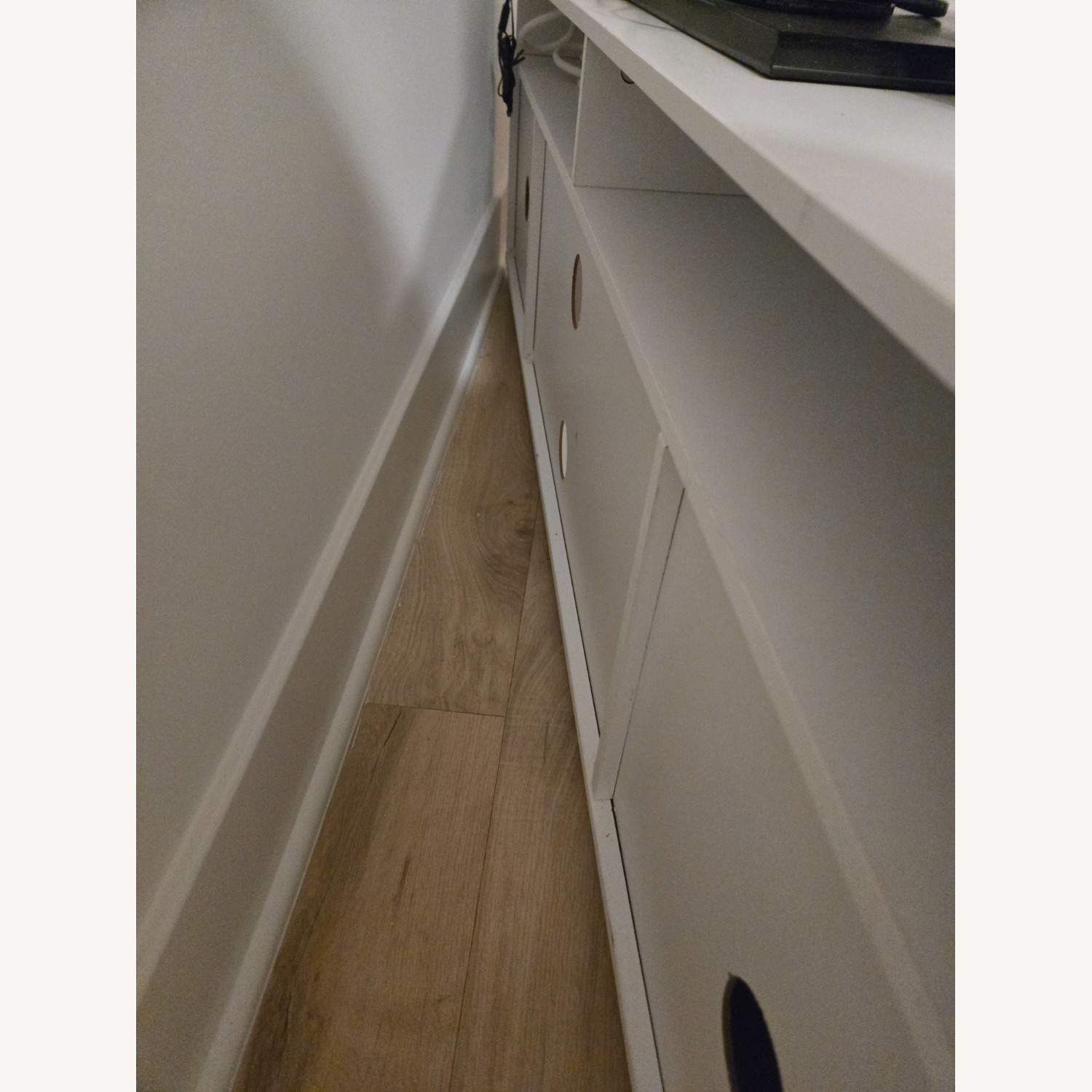 Rolanstar White TV Stand - image-4