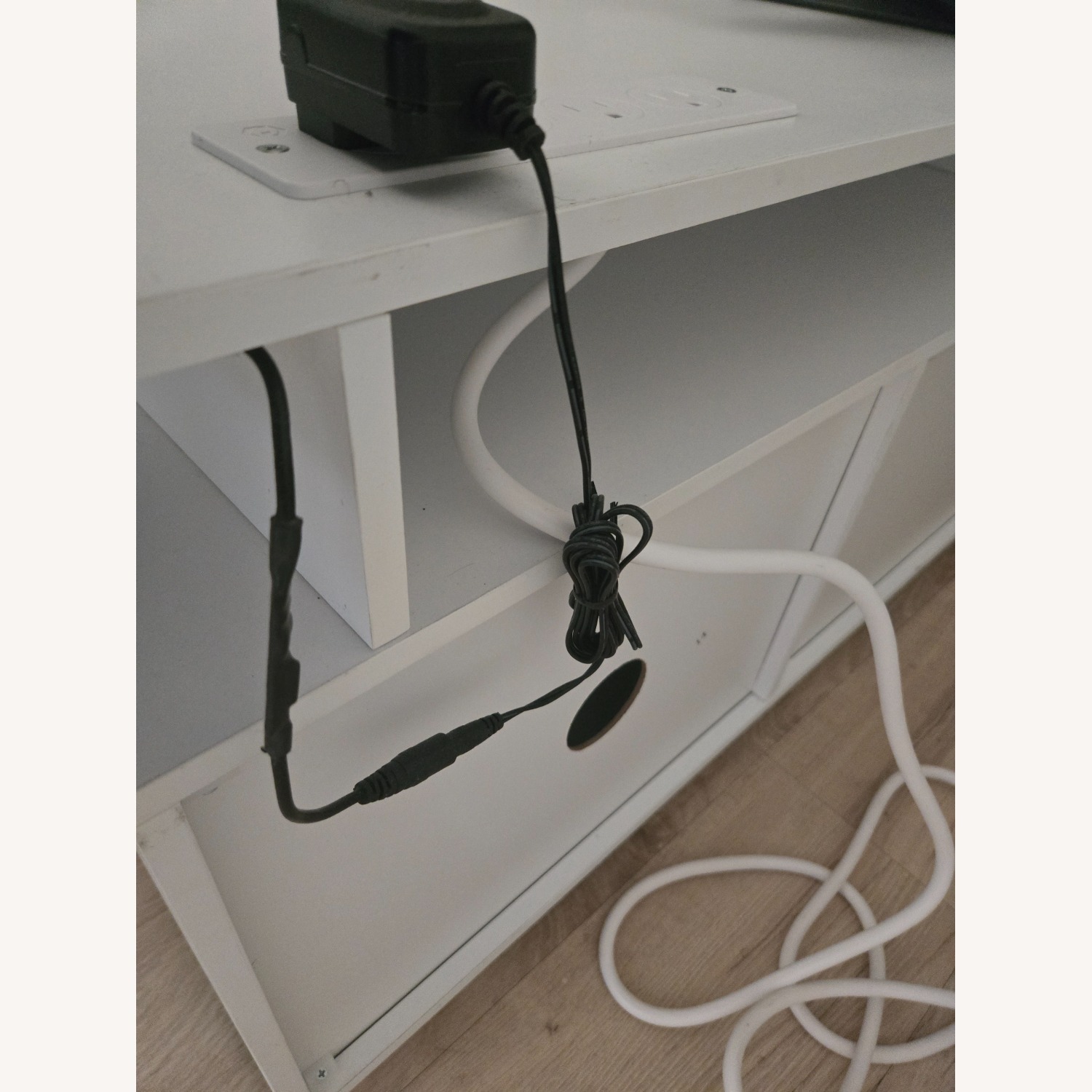 Rolanstar White TV Stand - image-5