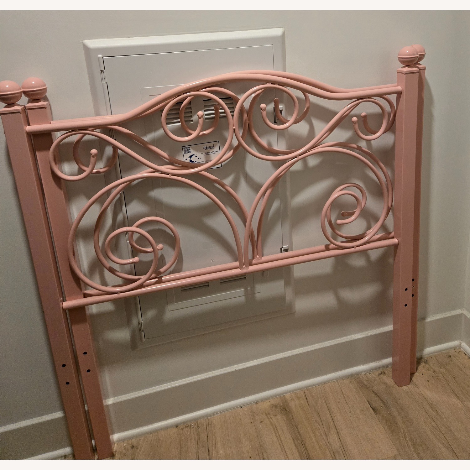 Pink Twin Bed Frame - image-2