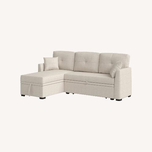 Used Wayfair Barrientez 85'' Upholstered Sleeper Sofa for sale on AptDeco
