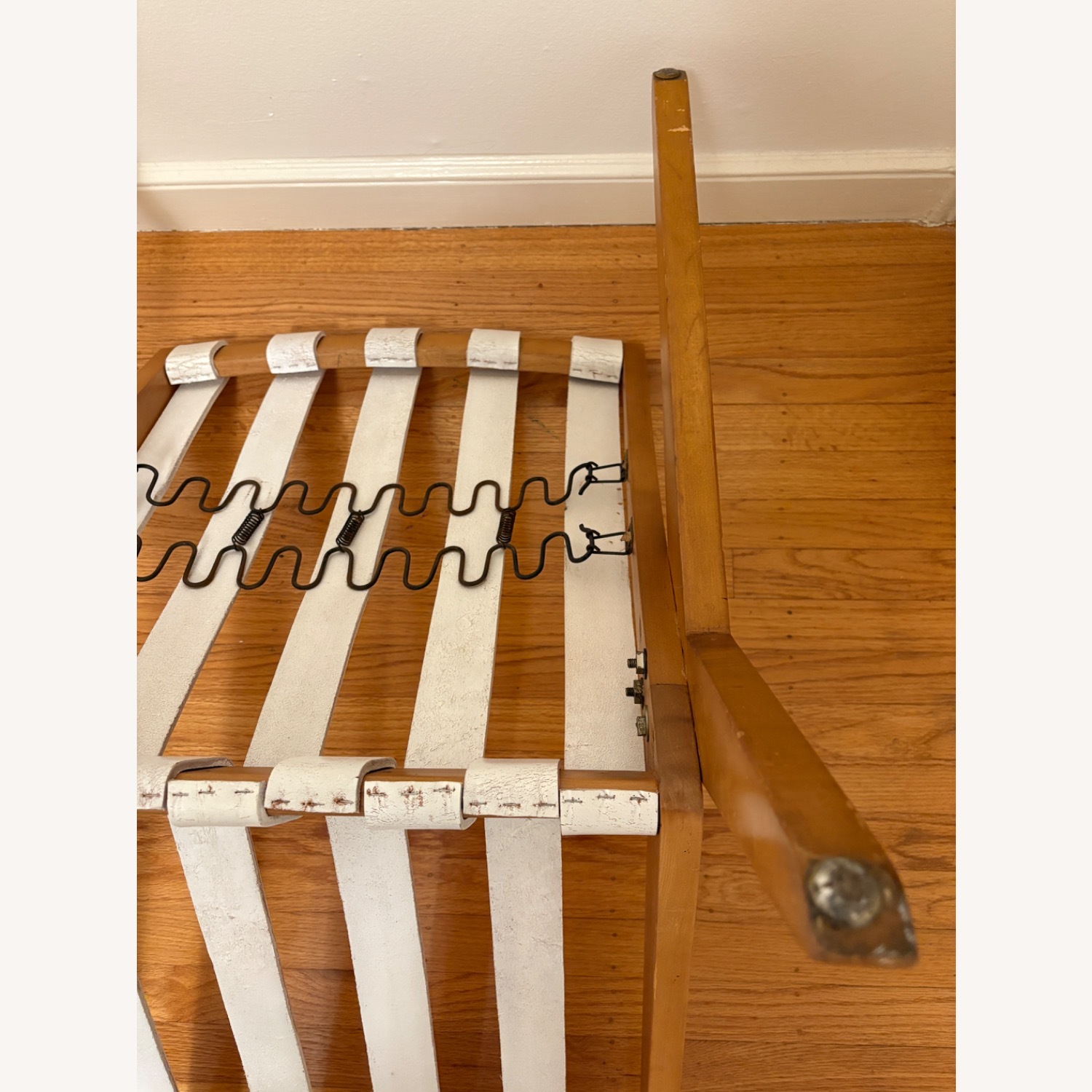 Pierre Jeanneret Leather Scissor Chair - image-4