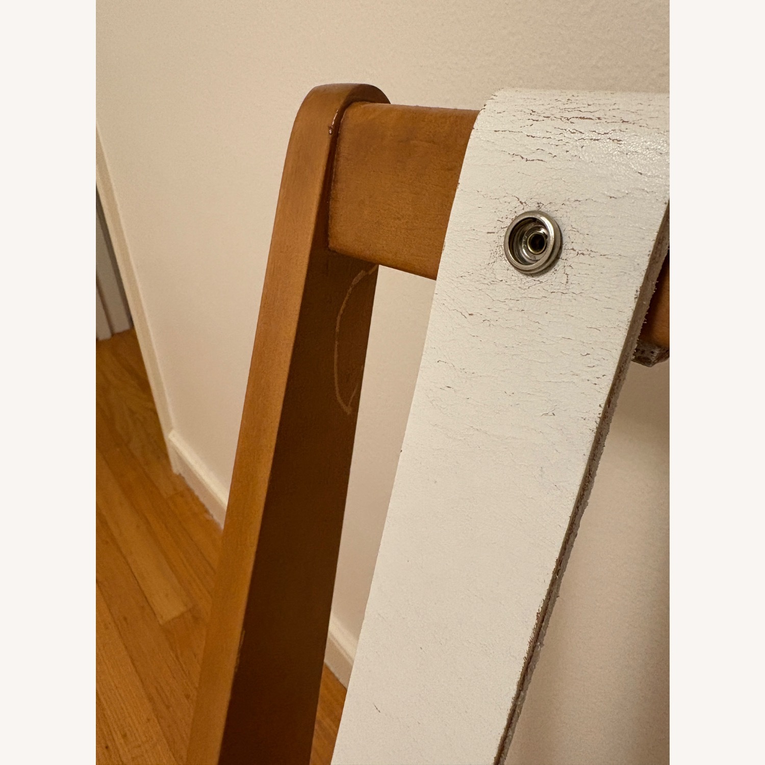 Pierre Jeanneret Leather Scissor Chair - image-2