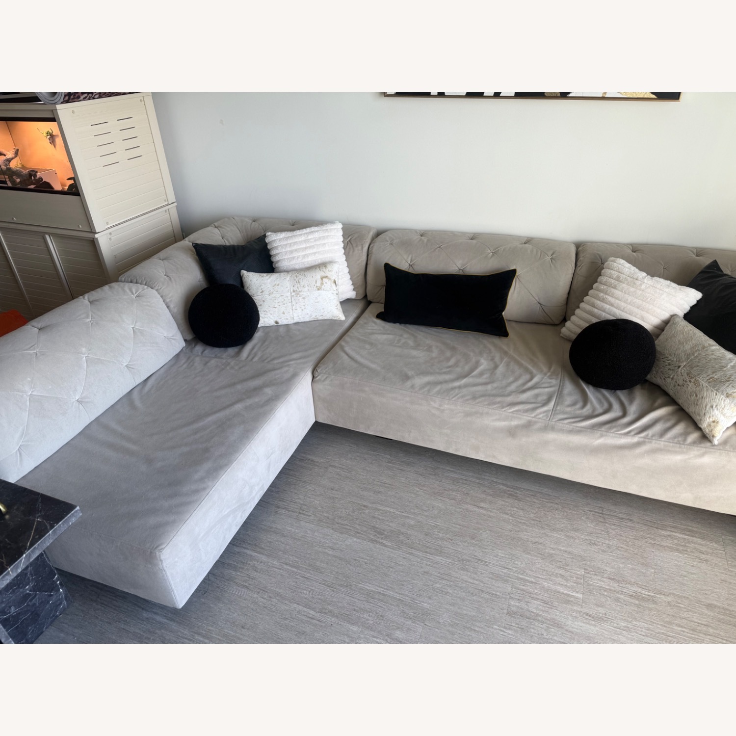 West Elm Tillary Natural 2 Piece Sectional - image-3