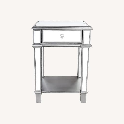 Used CB2 Silver Mirrored Glass Side Tables for sale on AptDeco
