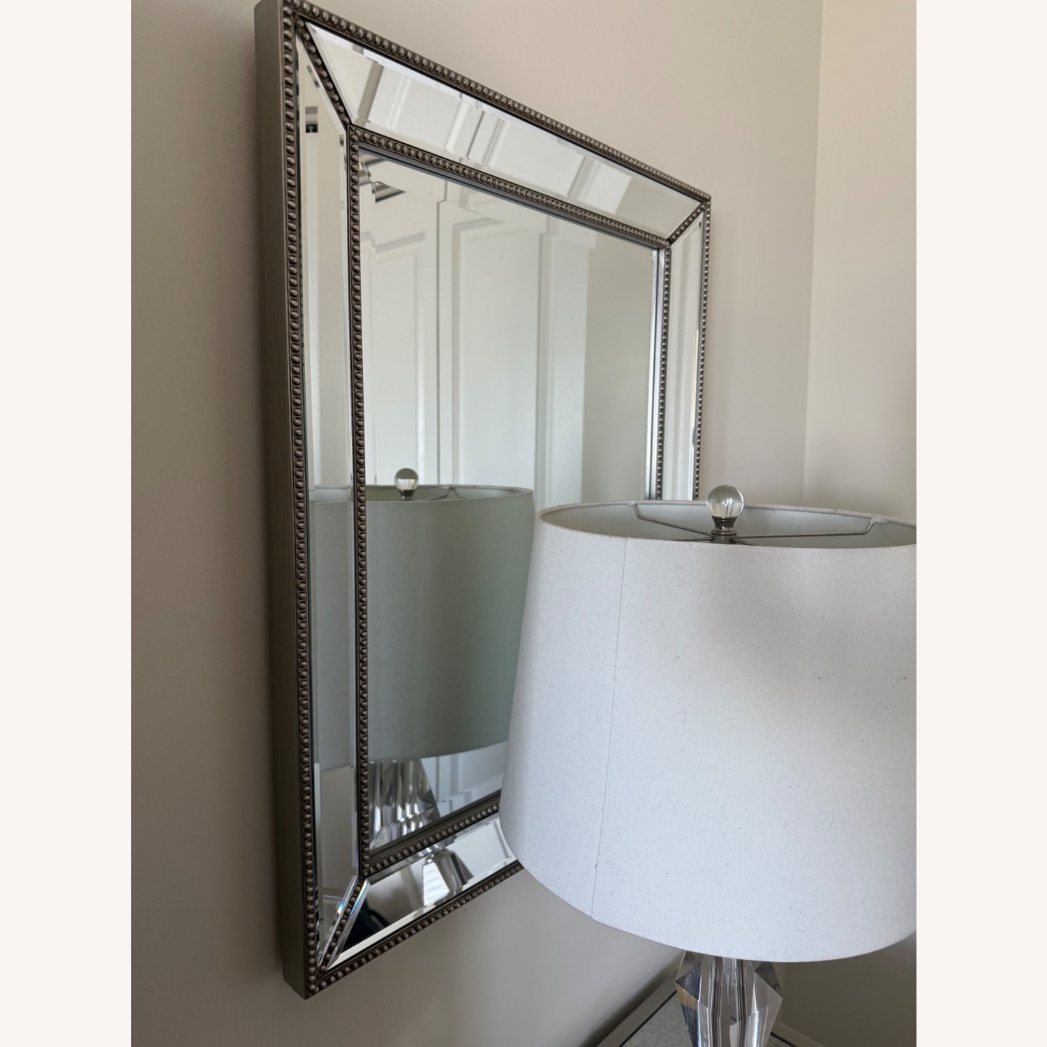 CB2 Silver Wall Mirror - image-1