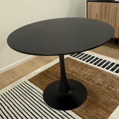 Used Inmod Black Lacquer Dining Table for sale on AptDeco