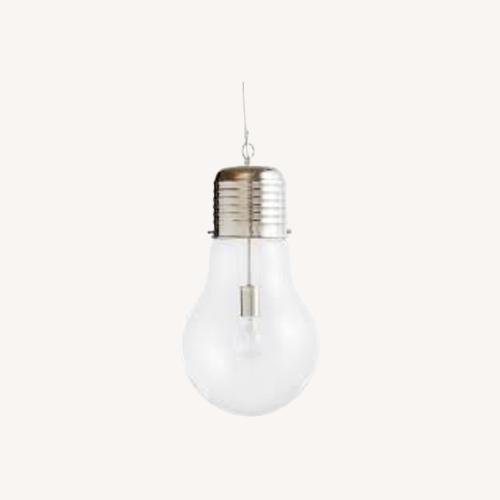 Used Pb Teen Transparent Metal Bulb Ceiling Lamp for sale on AptDeco