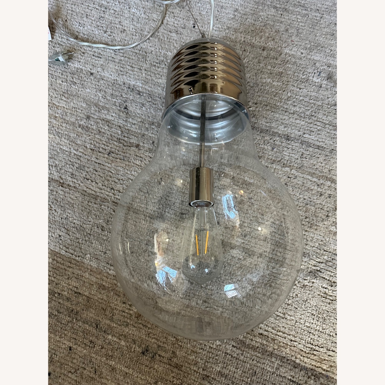 Pb Teen Transparent Metal Bulb Ceiling Lamp - image-1