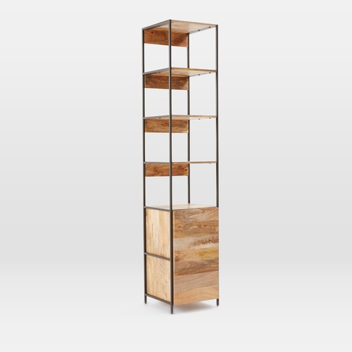 Used West Elm Industrial Modular Open & Closed Storage (17") for sale on AptDeco