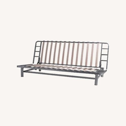 Used IKEA Beddinge White Metal/Wood Futon for sale on AptDeco