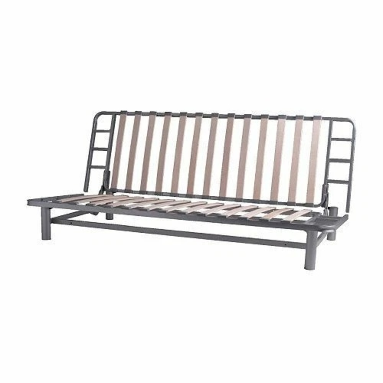IKEA Beddinge White Metal/Wood Futon - image-4