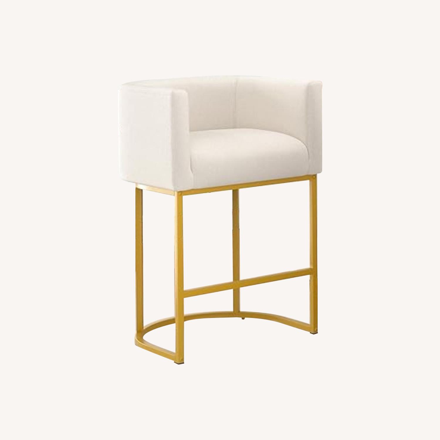 Faux Leather Bar Stools - image-0