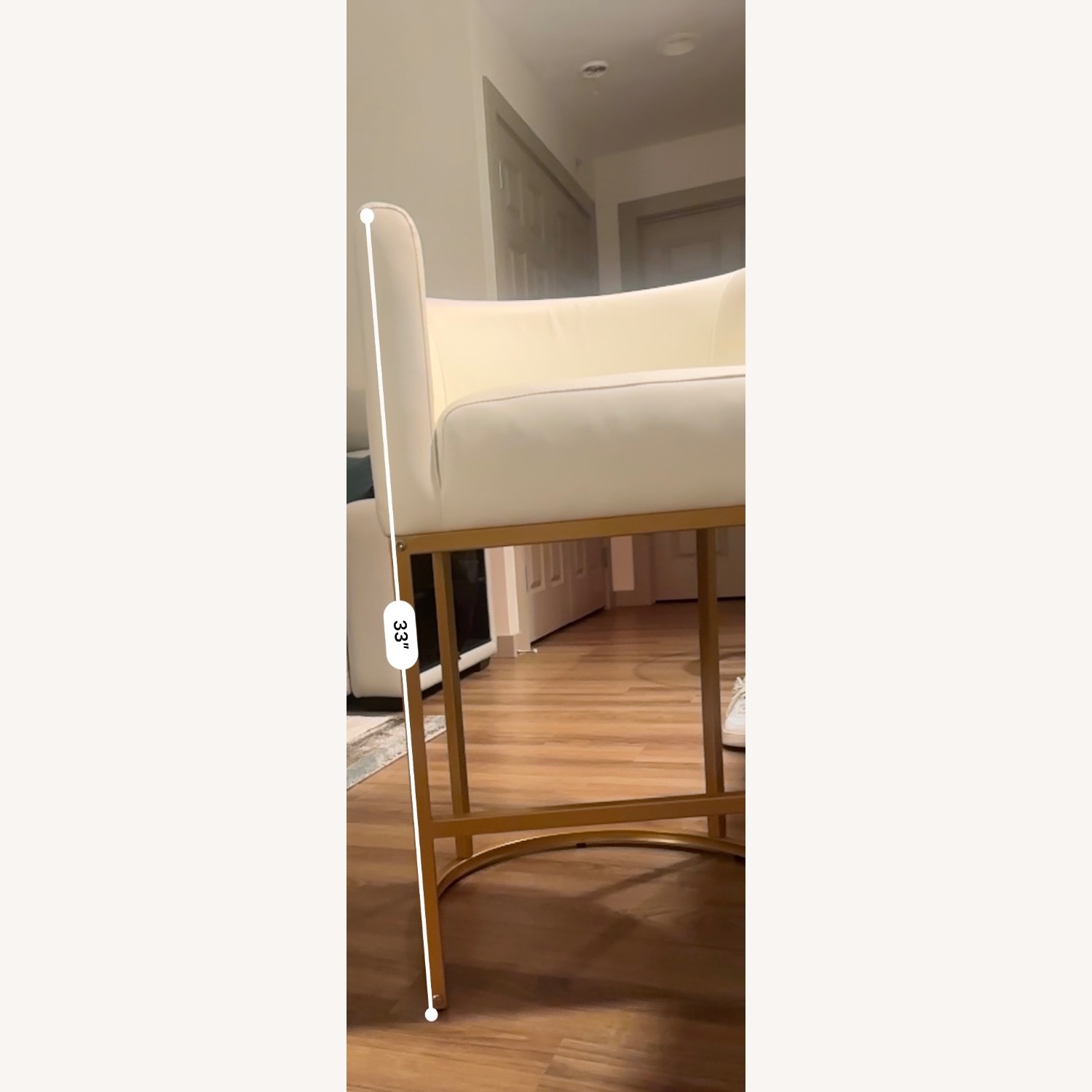 Faux Leather Bar Stools - image-2