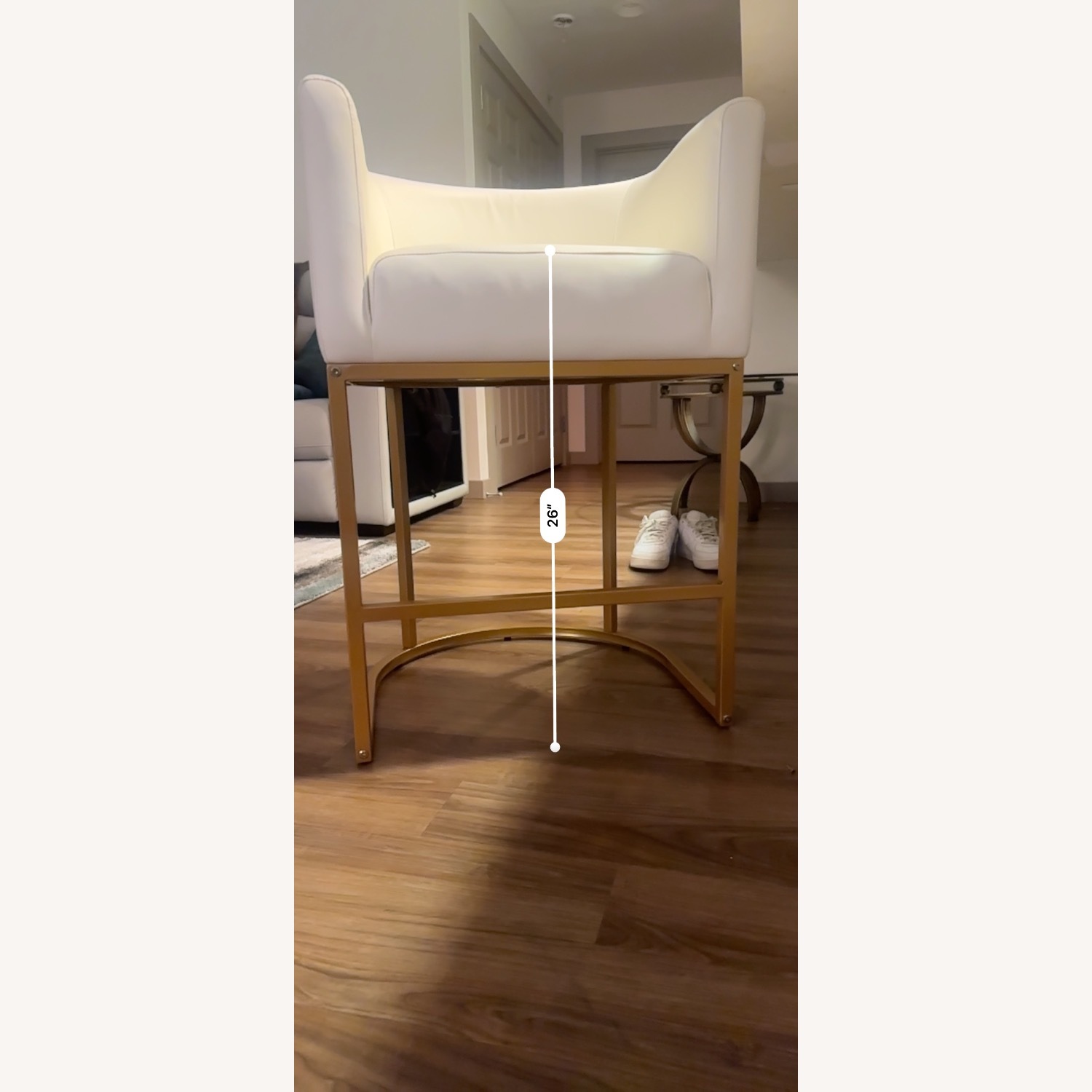 Faux Leather Bar Stools - image-3