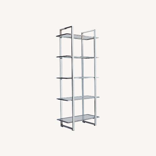 Used Hartford Glass and Silver Bookcase for sale on AptDeco