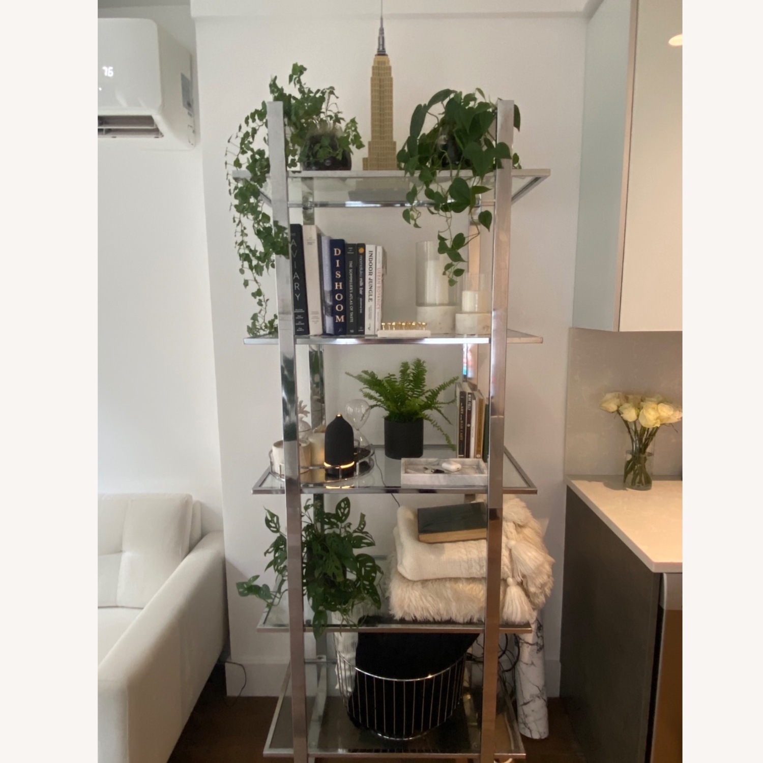 Hartford Glass and Silver Bookcase - image-3