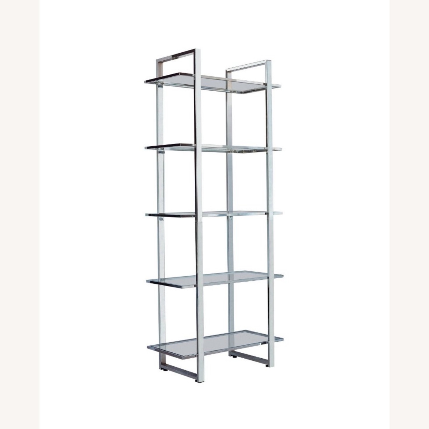 Hartford Glass and Silver Bookcase - image-1