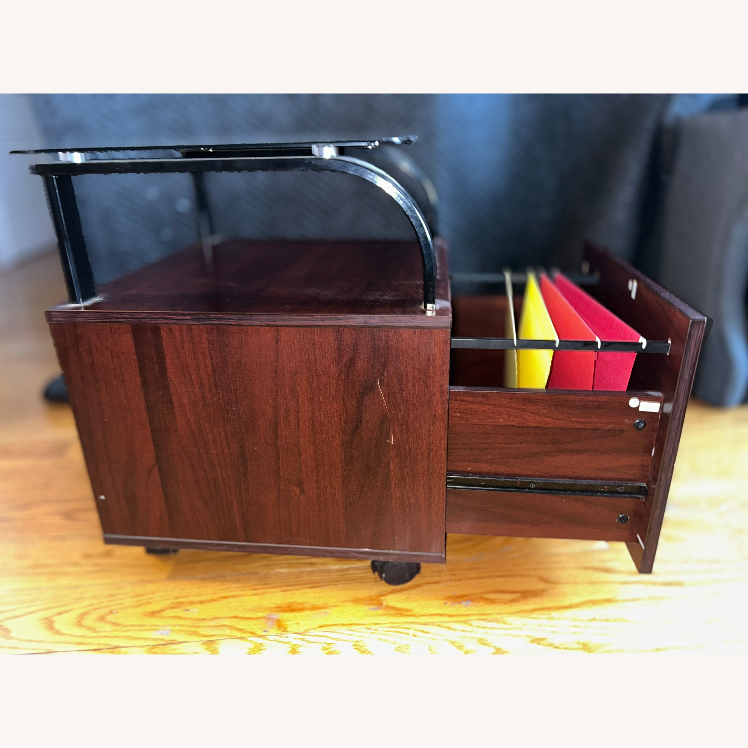 Glass top Zline File and Printer Storage  - image-2