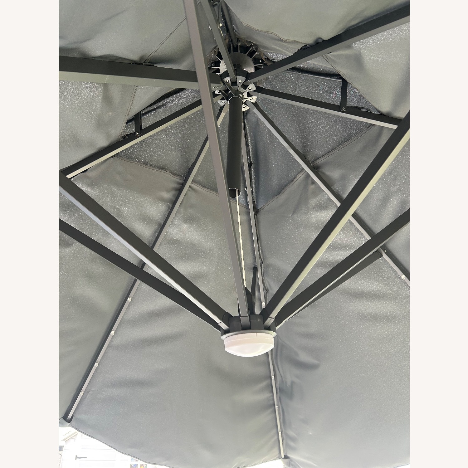 Best Choice Dark Gray Metal Umbrella - image-5