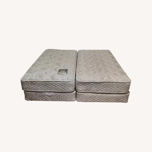 Used Sealy Cabaret Plush Twin Beds for sale on AptDeco