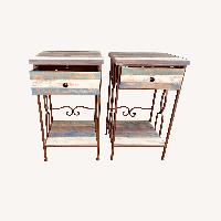 At Home USA Wood Side Tables
