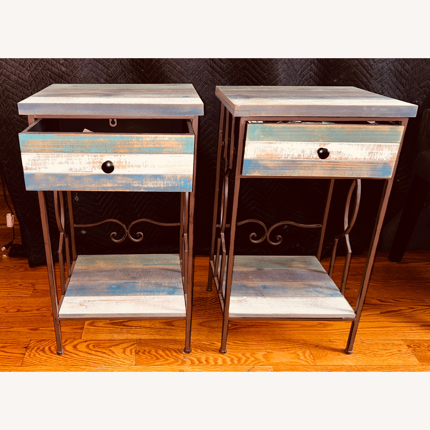 At Home USA Wood Side Tables - image-1