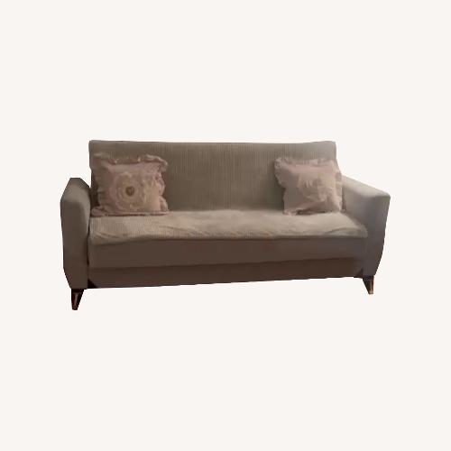 Used Light Grey Minimalistic Sofa for sale on AptDeco