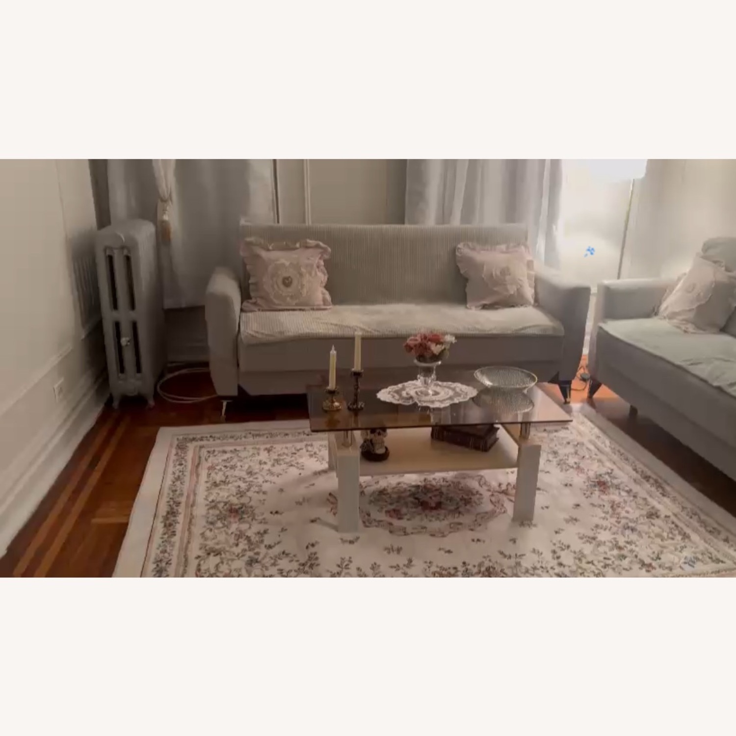 Light Grey Minimalistic Sofa - image-2