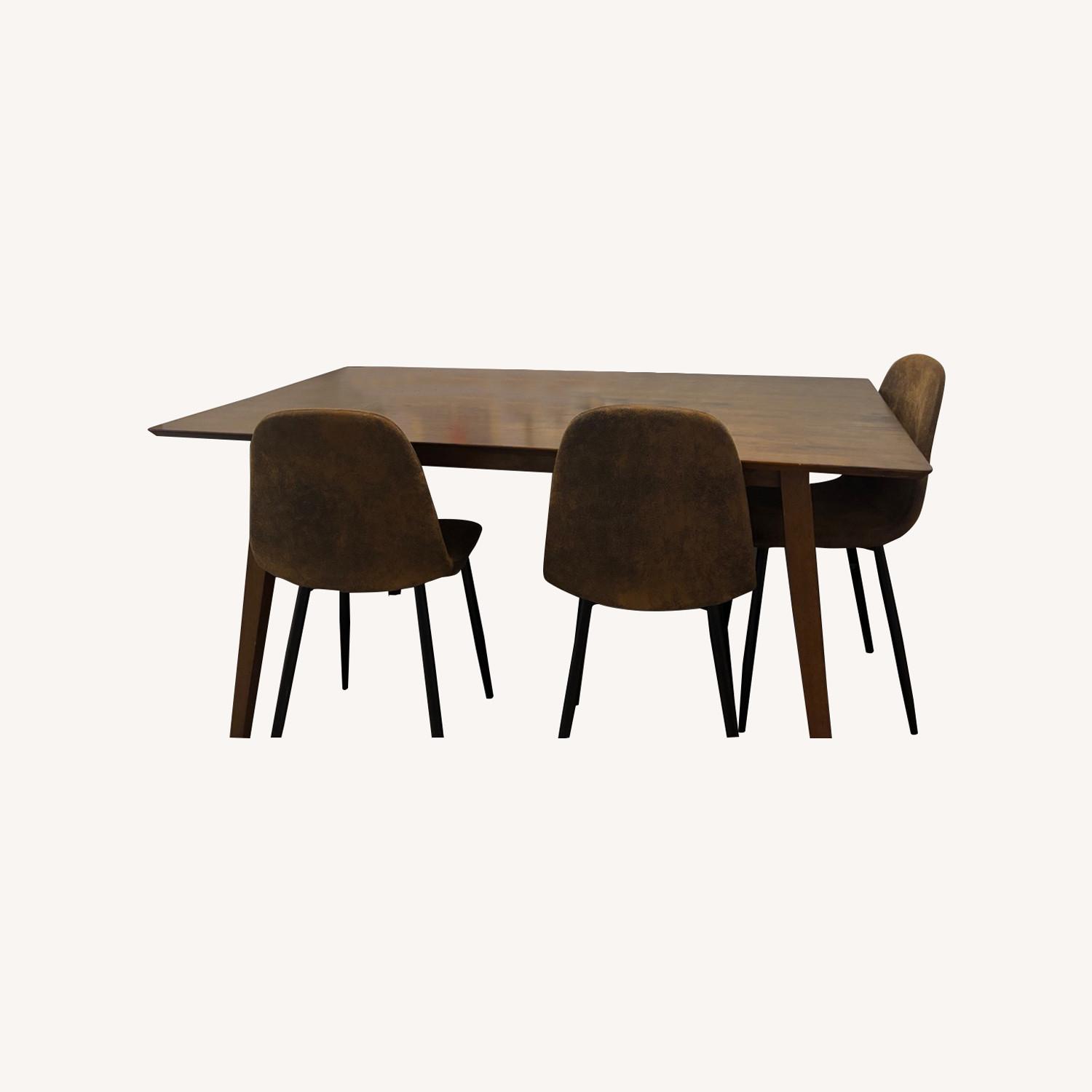 Wade Logan Walnut Dining Set - image-0