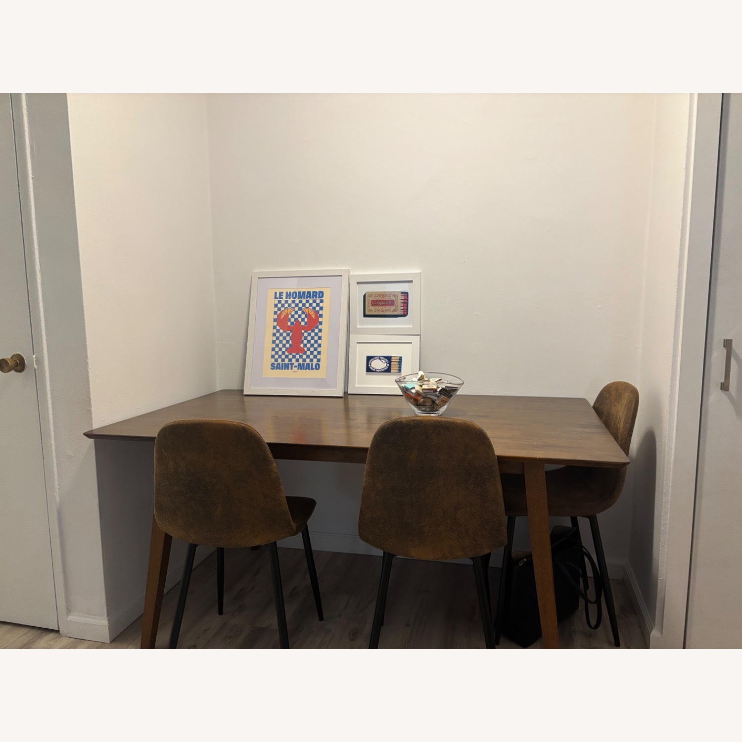 Wade Logan Walnut Dining Set - image-1