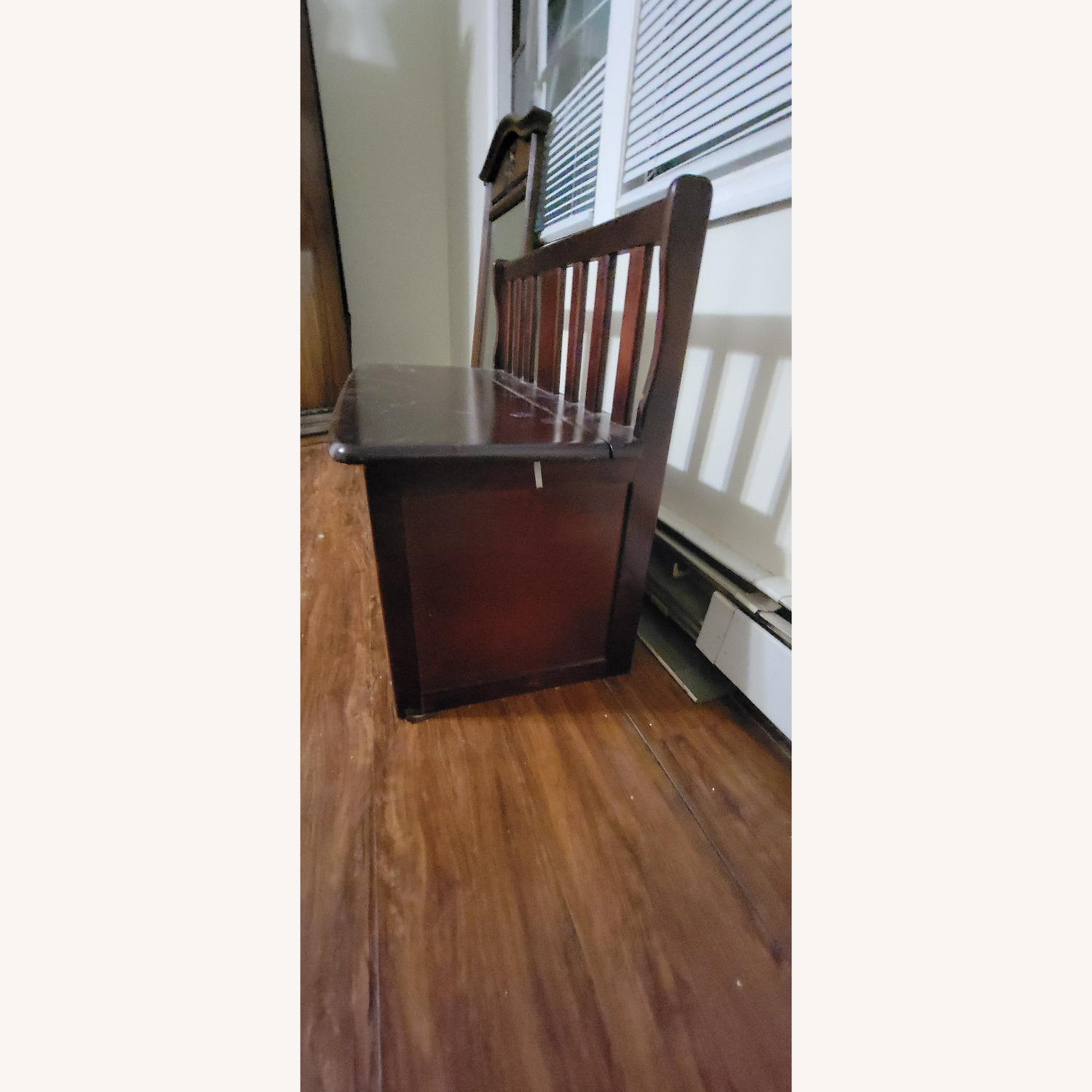 Dark Brown Wood Chest - image-4