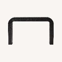 CB2 52" Black Resin Console Table