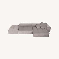 Saba Italia Natural Suede 3+ Piece Sectional