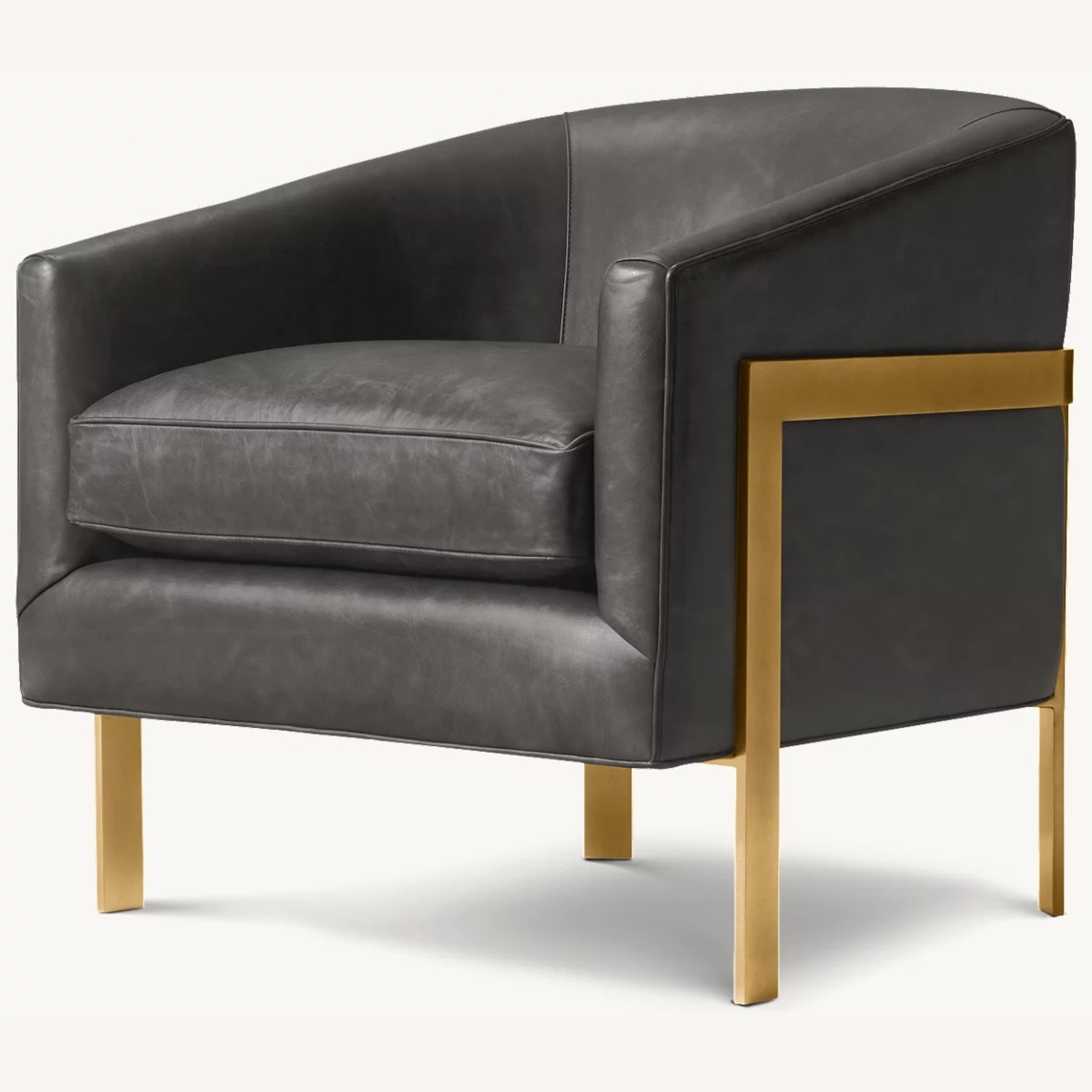 Restoration Hardware Reginald Light Gray Accent Chairs - image-0