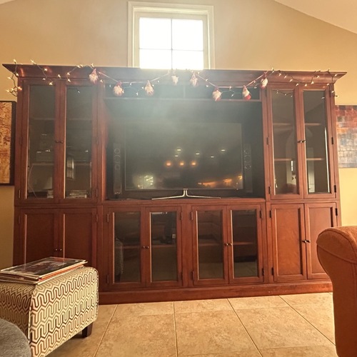 Used Bassett Furniture Media Wall Unit for sale on AptDeco