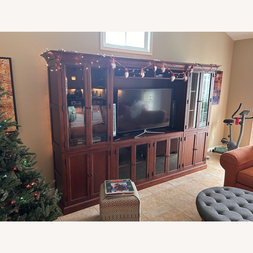 Used Bassett Furniture Media Wall Unit for sale on AptDeco
