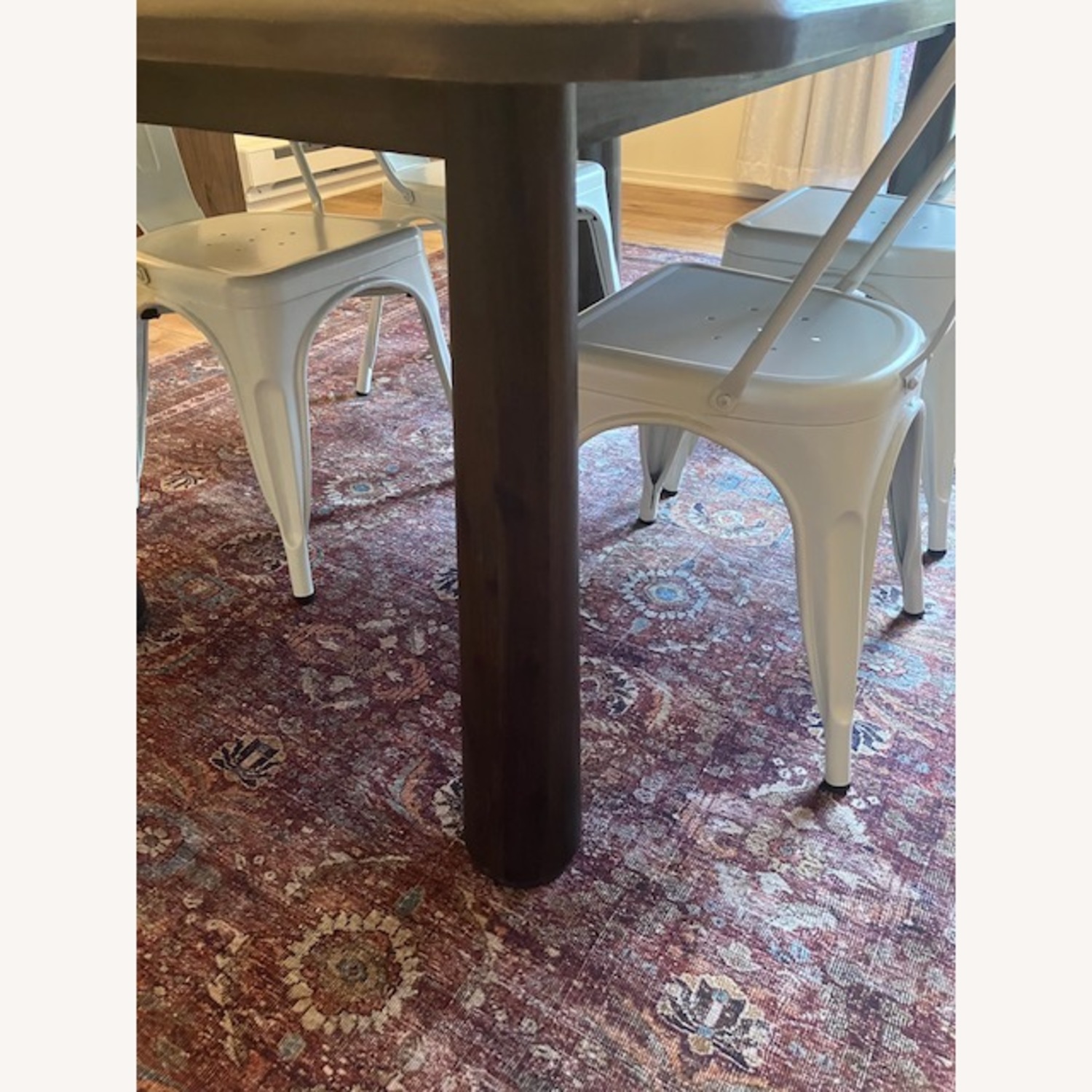 Wayfair Dark Brown Wood Dining Table - image-4