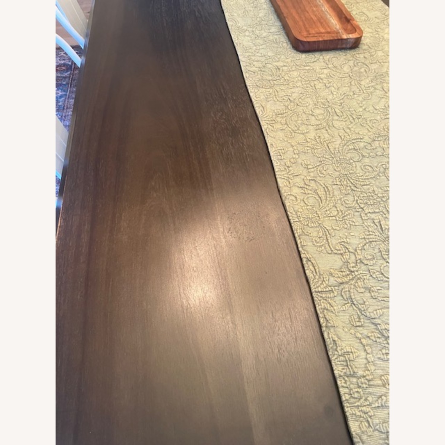 Wayfair Dark Brown Wood Dining Table - image-3