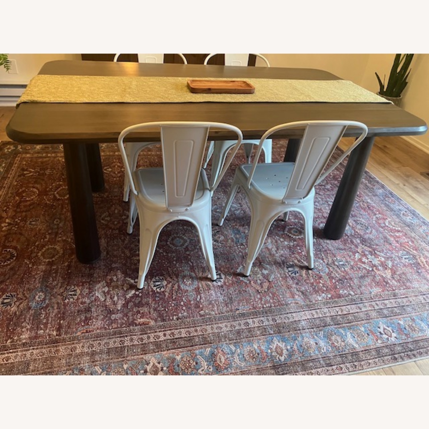 Wayfair Dark Brown Wood Dining Table - image-2